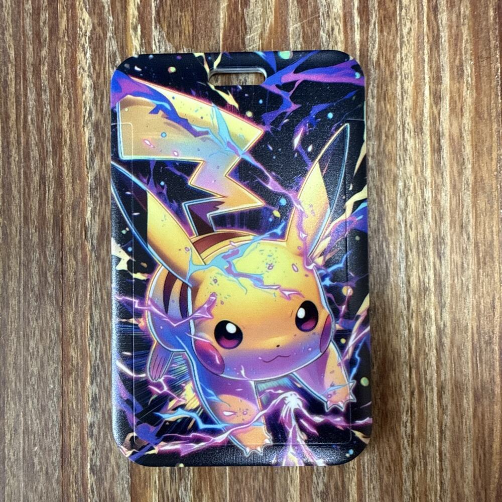 Pokémons Pikachu Badge ID Holder